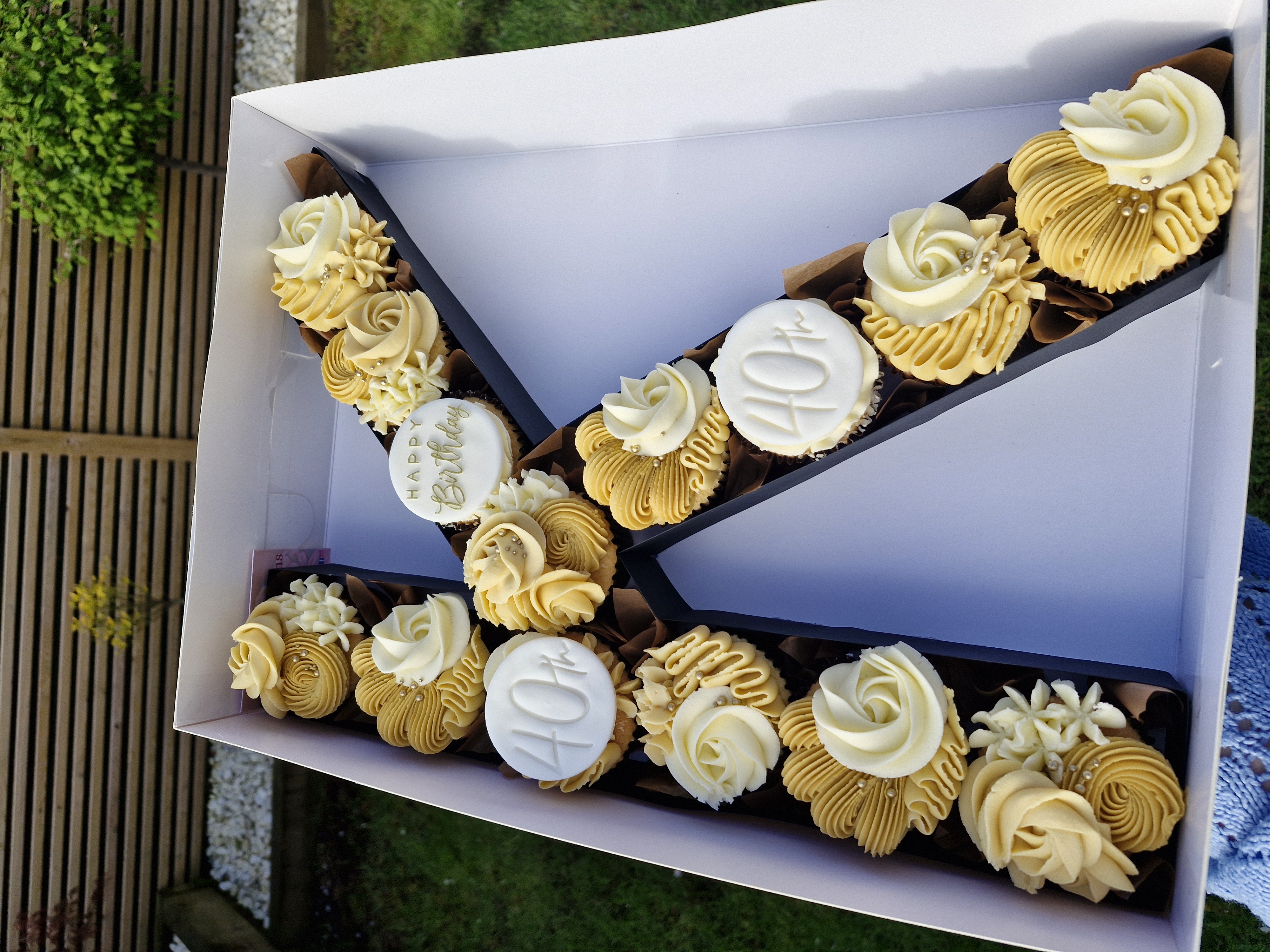 Cupcake bouquet details