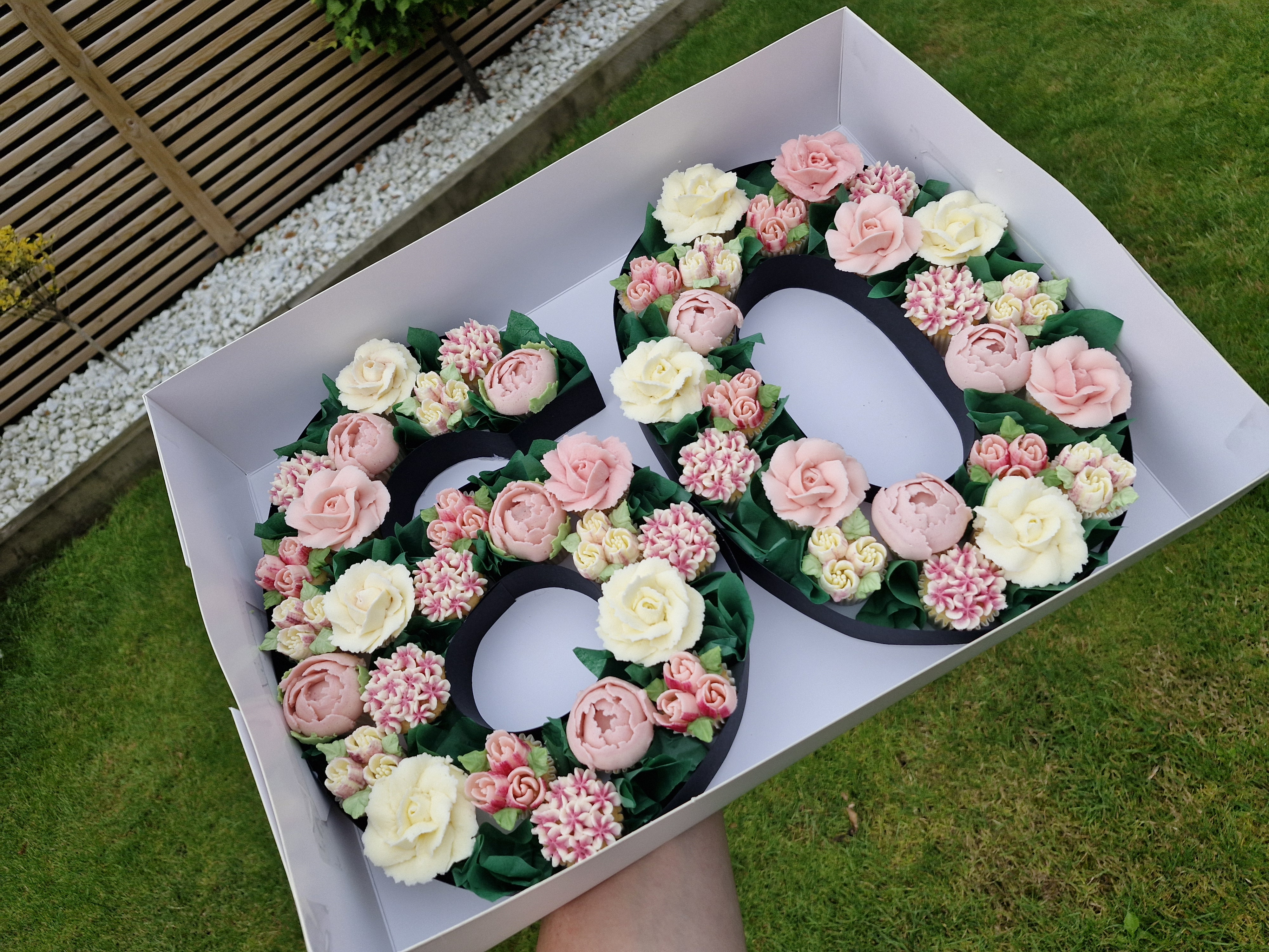 Beautiful cupcake arrangement